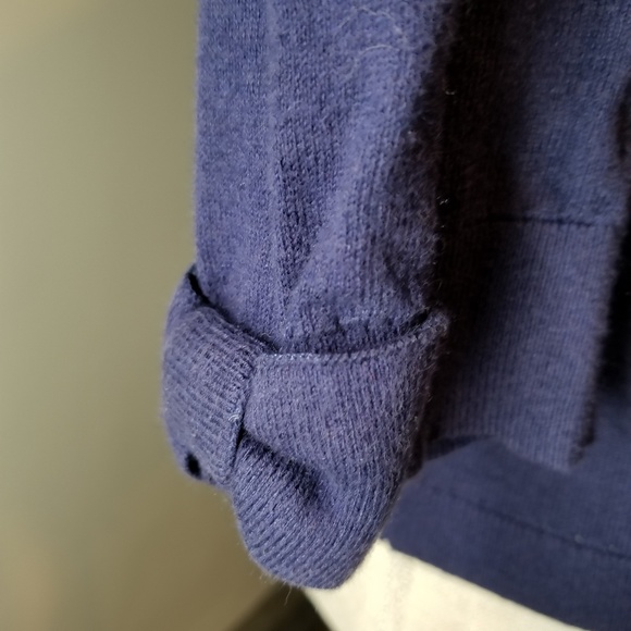 Kate Spade Live Colorfully Purple Cardigan Bow L - Picture 4 of 7